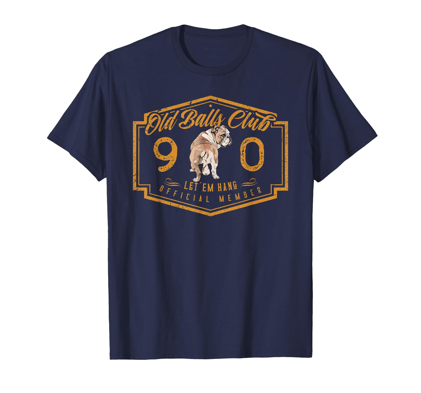 Old Balls Club 90 Years of Awesome Funny 90th Birthday Gag T-Shirt