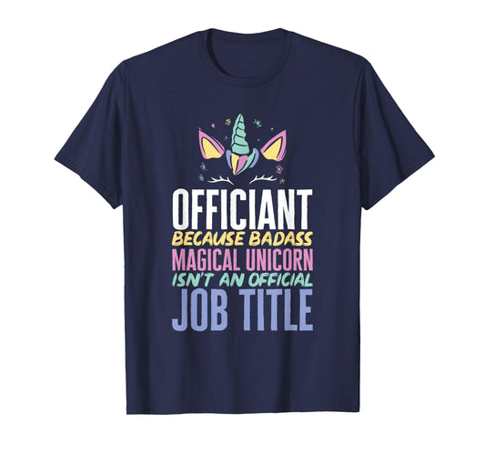 Wedding Officiant Unicorn Marriage Officiant T-Shirt