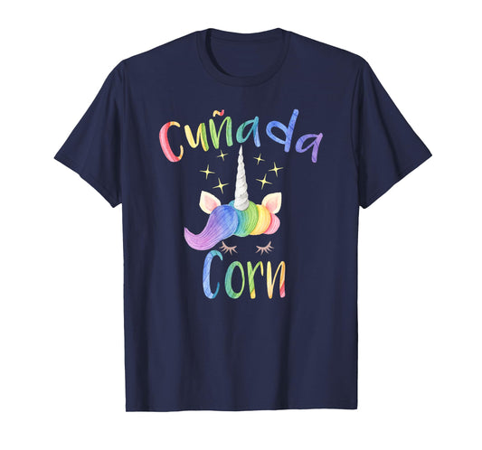 Cunadacorn Spanish Sister In Law Funny Unicorn T-Shirt