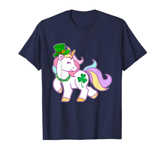 Cute Leprecorn Gift Girls Women St Patricks Day Lepricorn T-Shirt