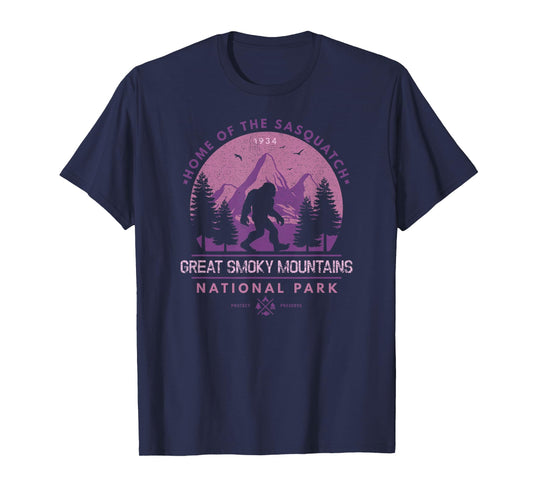 Bigfoot Sasquatch Great Smoky Mountains National Park T-Shirt