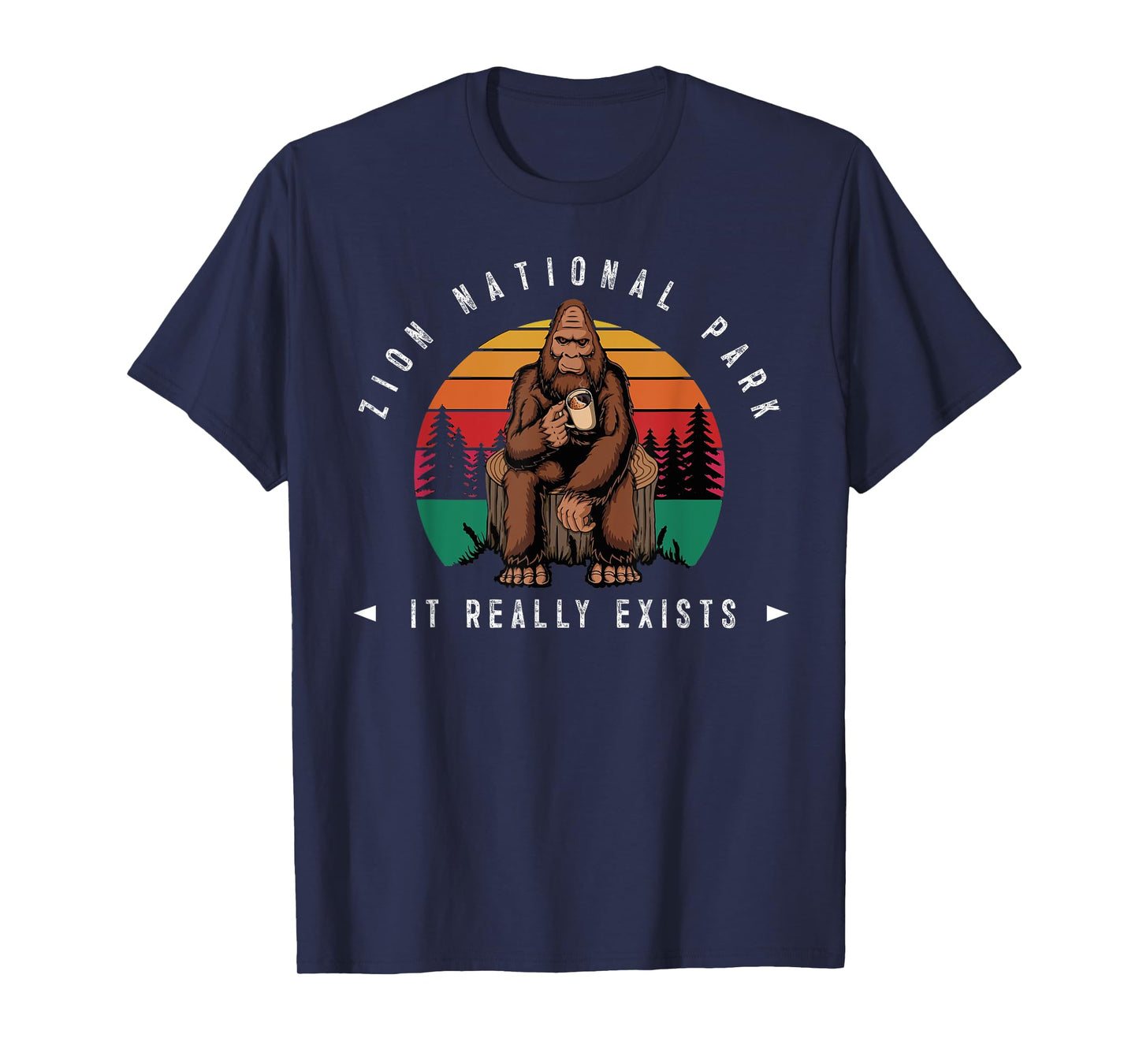 Zion National Park Bigfoot Sasquatch Men & Women T-Shirt