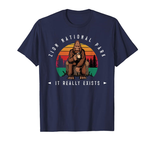 Zion National Park Bigfoot Sasquatch Men & Women T-Shirt