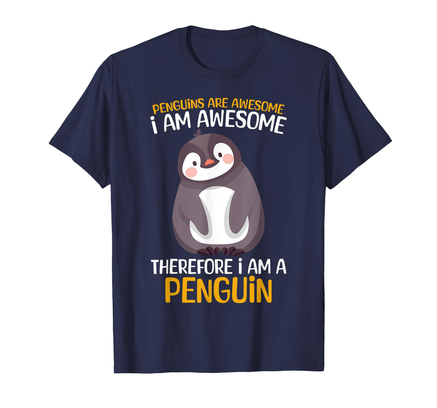 Penguins Are Awesome I Am Penguin Lover Lazy Halloween T-Shirt