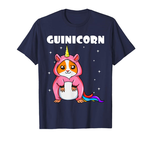Guinicorn Guinea Pig White Unicorn Mystical Horse Rodent T-Shirt