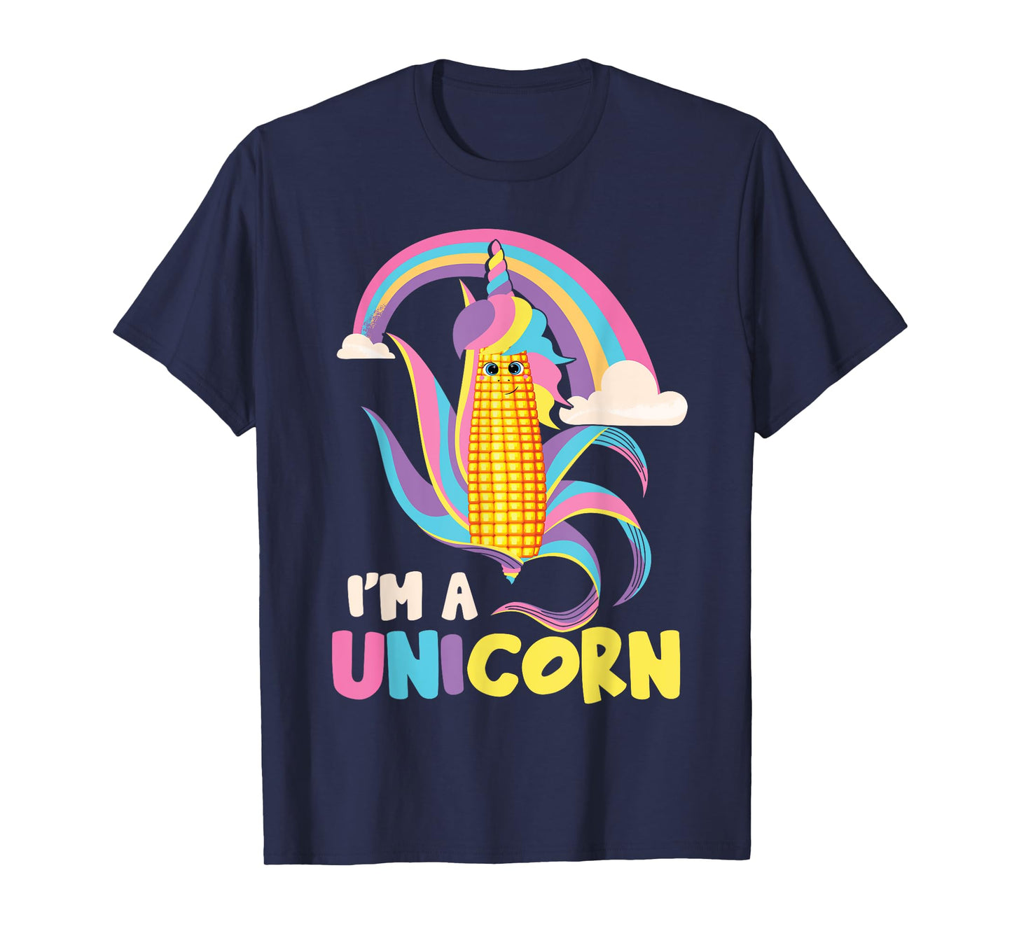 I'm A Unicorn | Funny Maize Corn Cob Kids Farming Corn T-Shirt