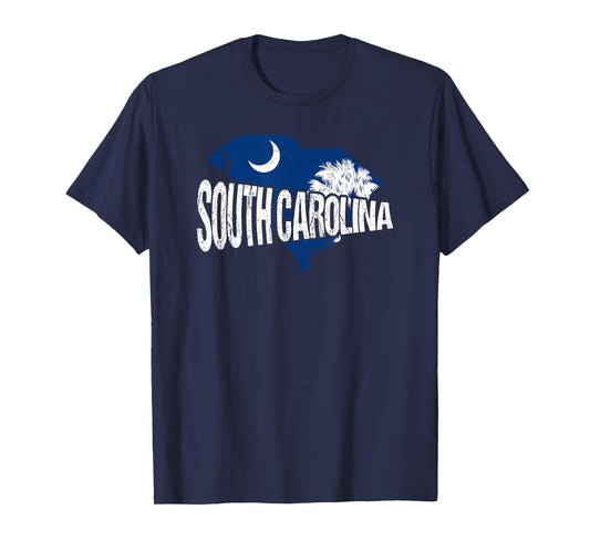 Distressed South Carolina T-Shirt
