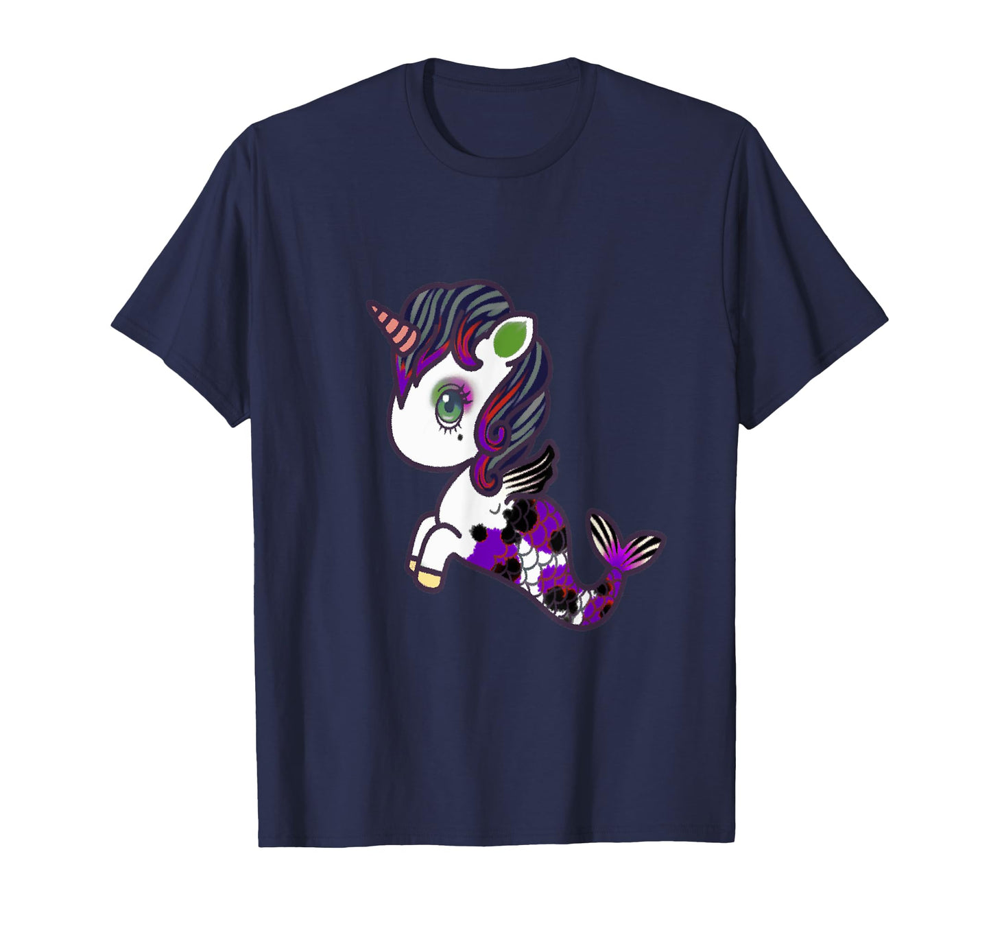 Mermaid Unicorn Mermicorno Tee T-Shirt