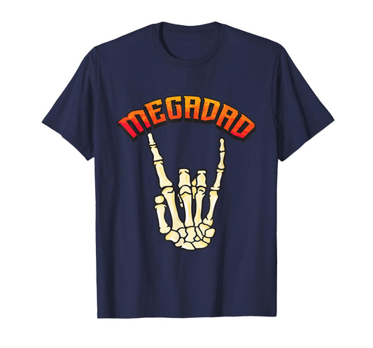 Megadad Mega Dad Metal Music T-Shirt
