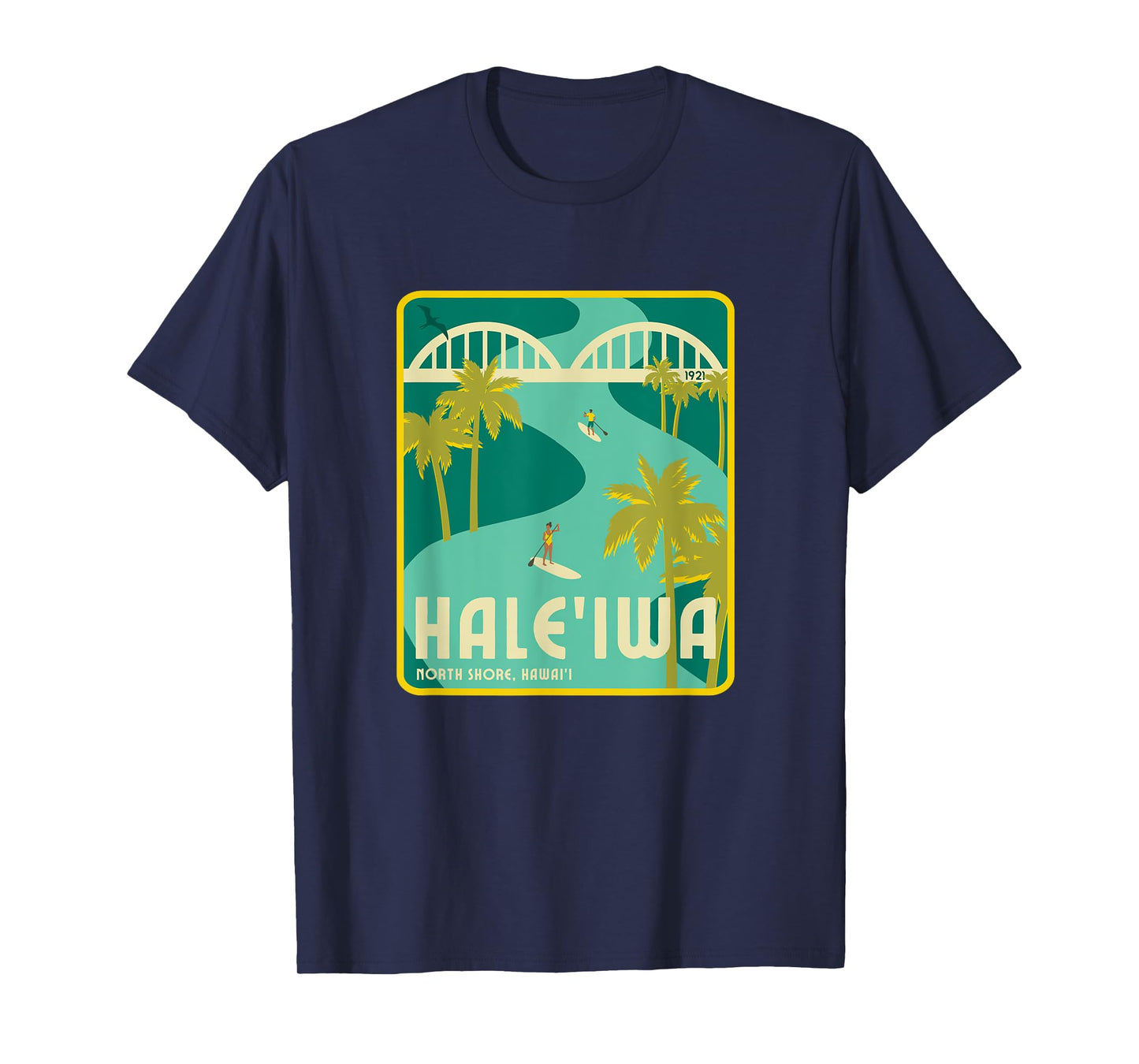 Retro Hale'iwa North Shore Hawaii T-Shirt