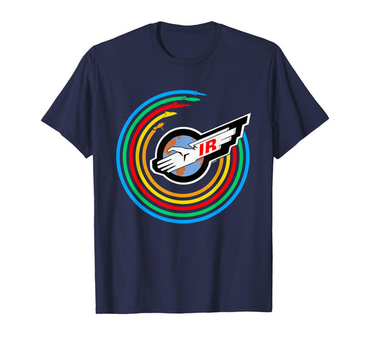 Thunderbirds Colour Rainbow International Rescue Logo T-Shirt