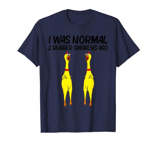 Cute Rubber Chicken Funny Rubber Chicken Gift Men Women T-Shirt