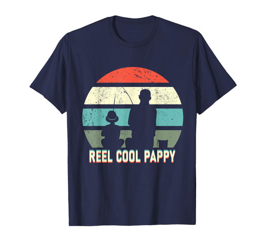 reel cool Pappy fisherman grandpa father's day Fishing gifts T-Shirt