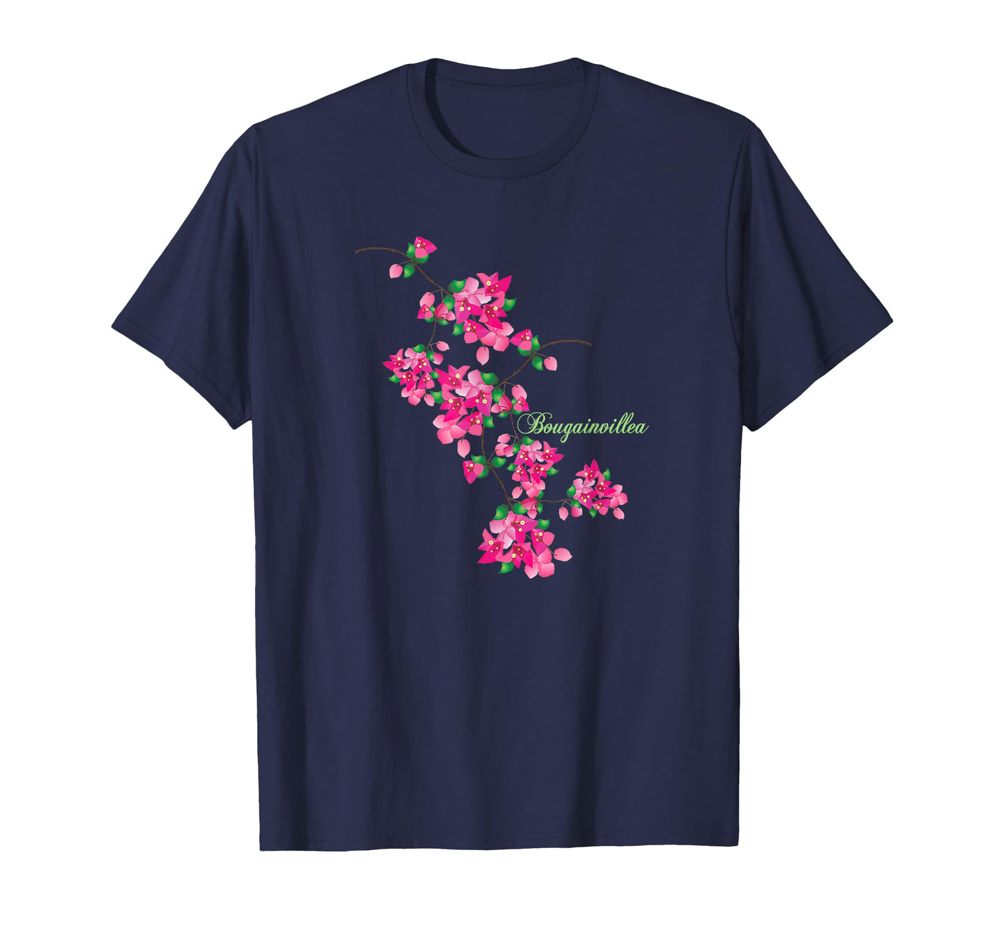 Spring, Summer, Flowers, Bougainvillea, Bright Blossoms T-Shirt for Men Women Girls Kids