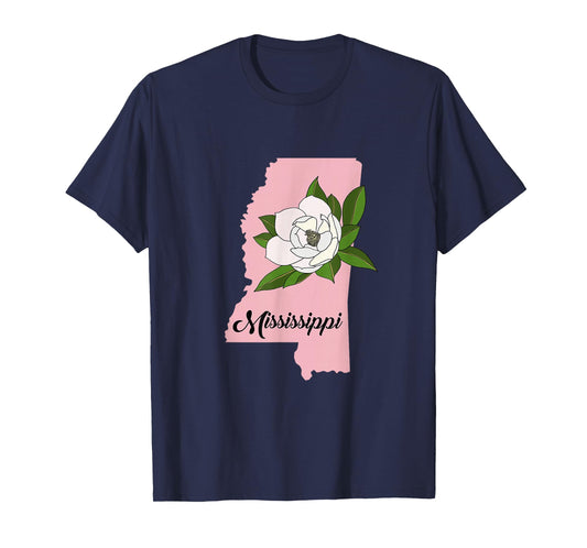 Mississippi Flower Magnolia T-Shirt