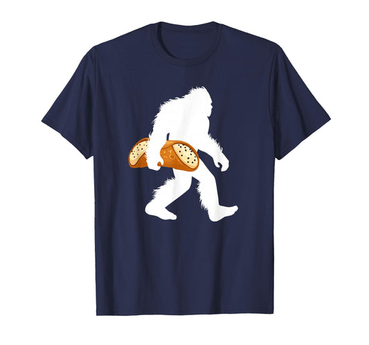 Cannoli Bigfoot Carrying Cannolo Sasquatch T-Shirt