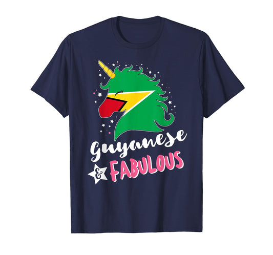 Guyananese Unicorn Guyana Flag T-Shirt