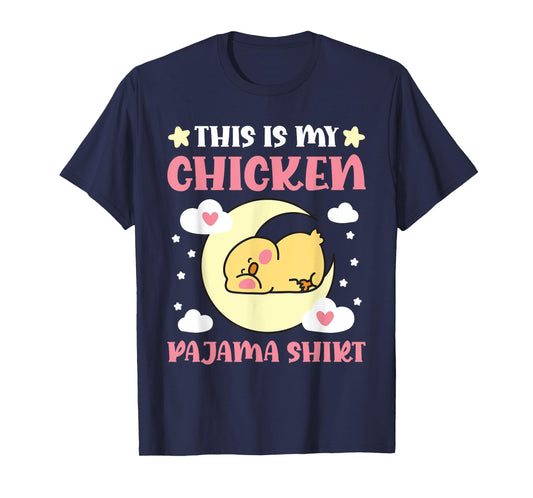 Cute PJ Teen Boys Girls PJs Funny This Is My Chicken Pajama T-Shirt