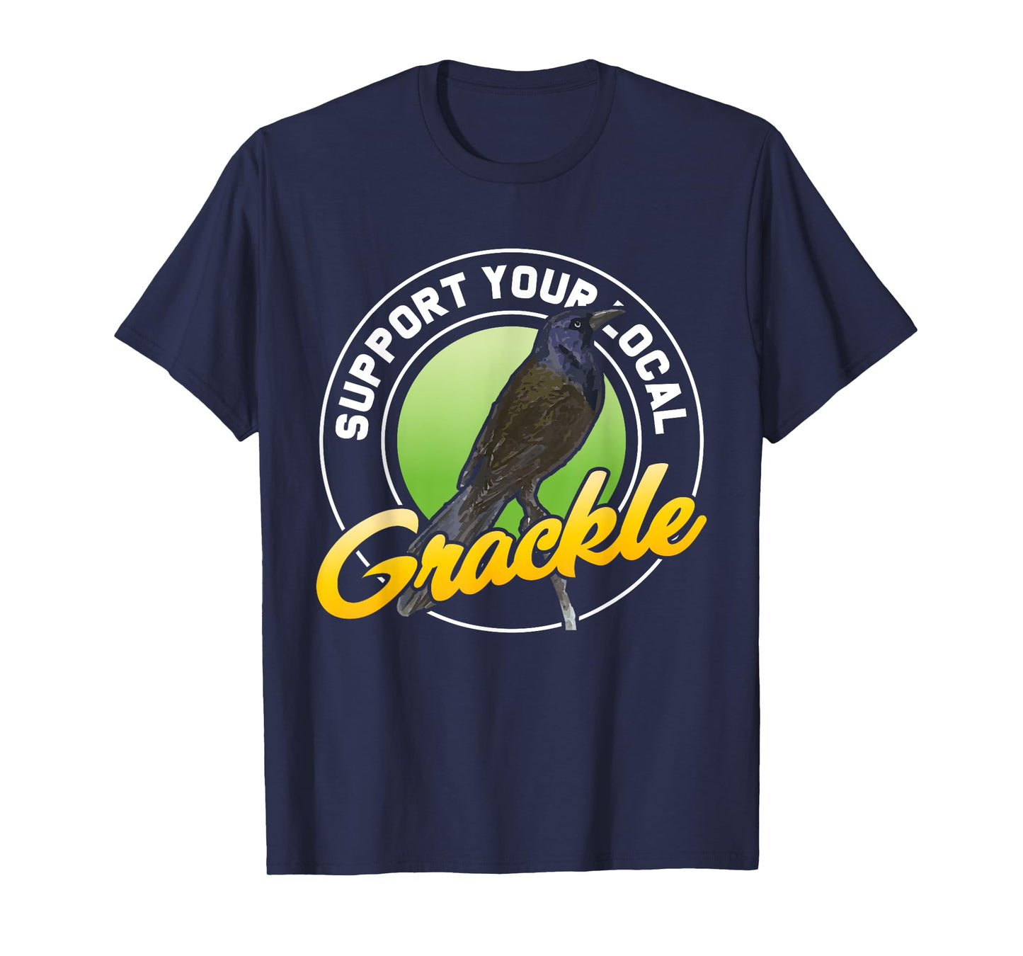 Quiscalus Grackle Bird Kawaii Bird Lover T-Shirt