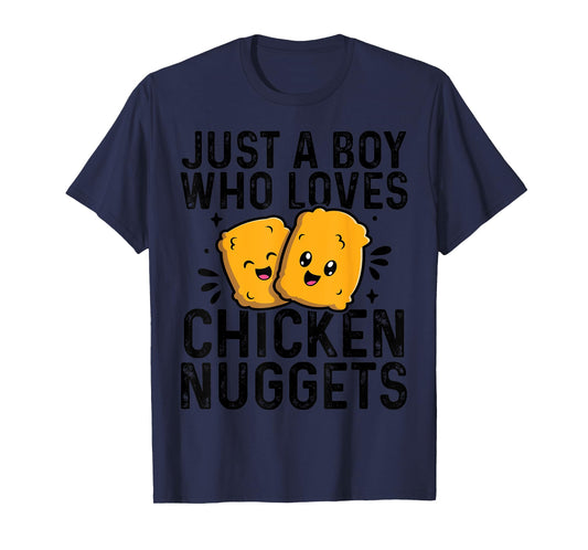 Chicken Nuggets Kids Just A Boy Who Loves Chicken Nuggets T-Shirt