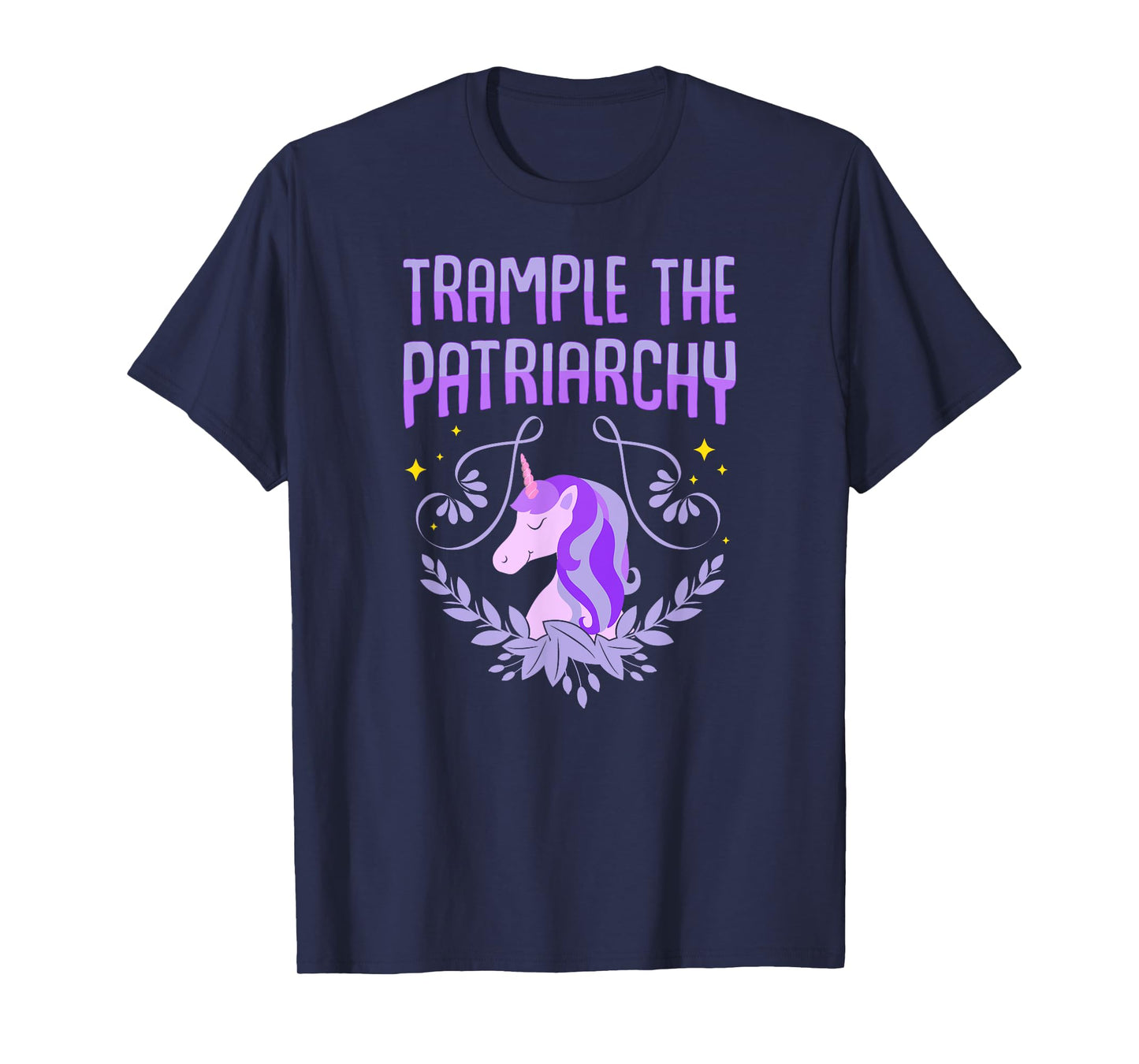 Trample The Patriarchy T-Shirt Unicorn Lovers Feminist Tee T-Shirt