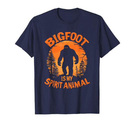 Vintage Bigfoot Sasquatch is my spirit animal T-Shirt