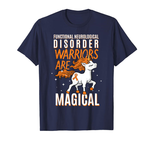 Functional Neurological Disorder Warrior Awareness Unicorn T-Shirt
