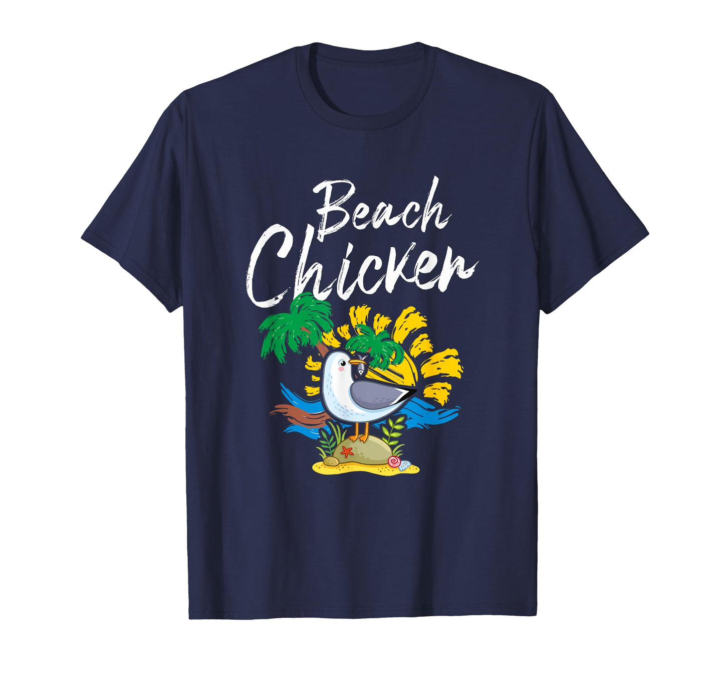 Seagull Beach Chicken Funny Animal Lover Men Women Kids T-Shirt