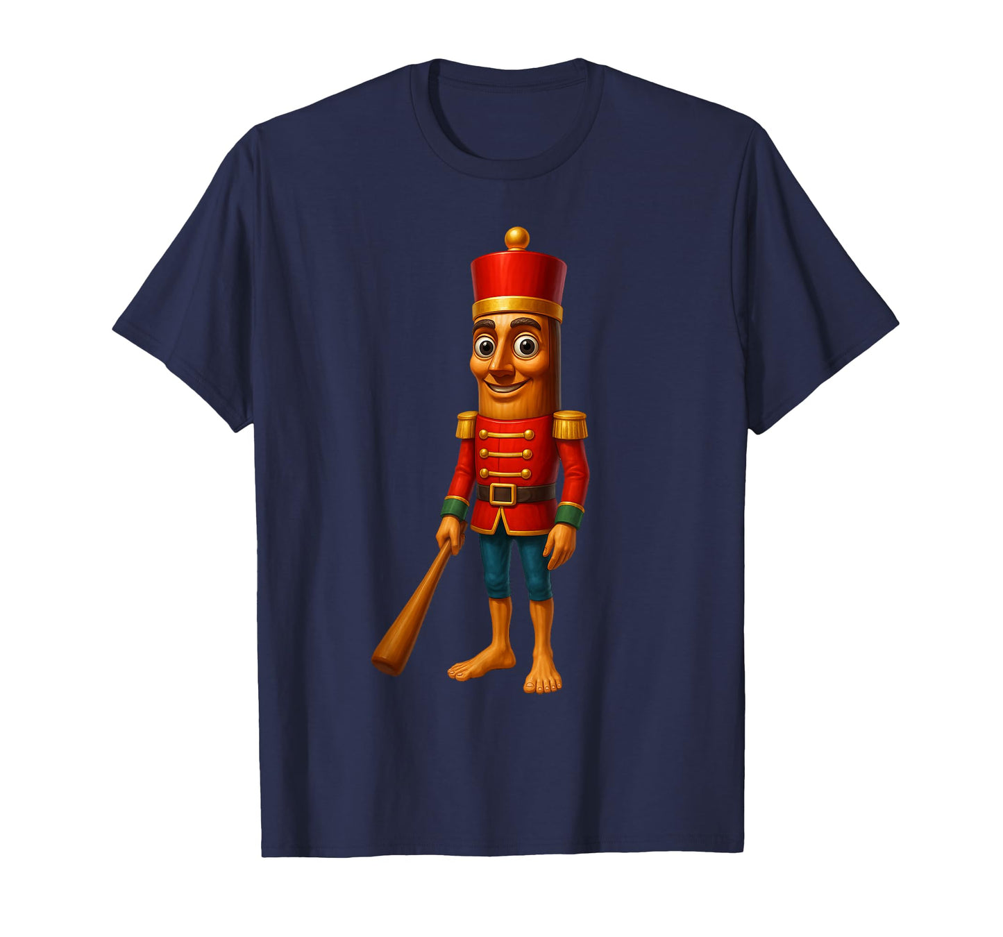 Kids Christmas Pajama Tung Sahur Nutcracker Brainrot Meme T-Shirt