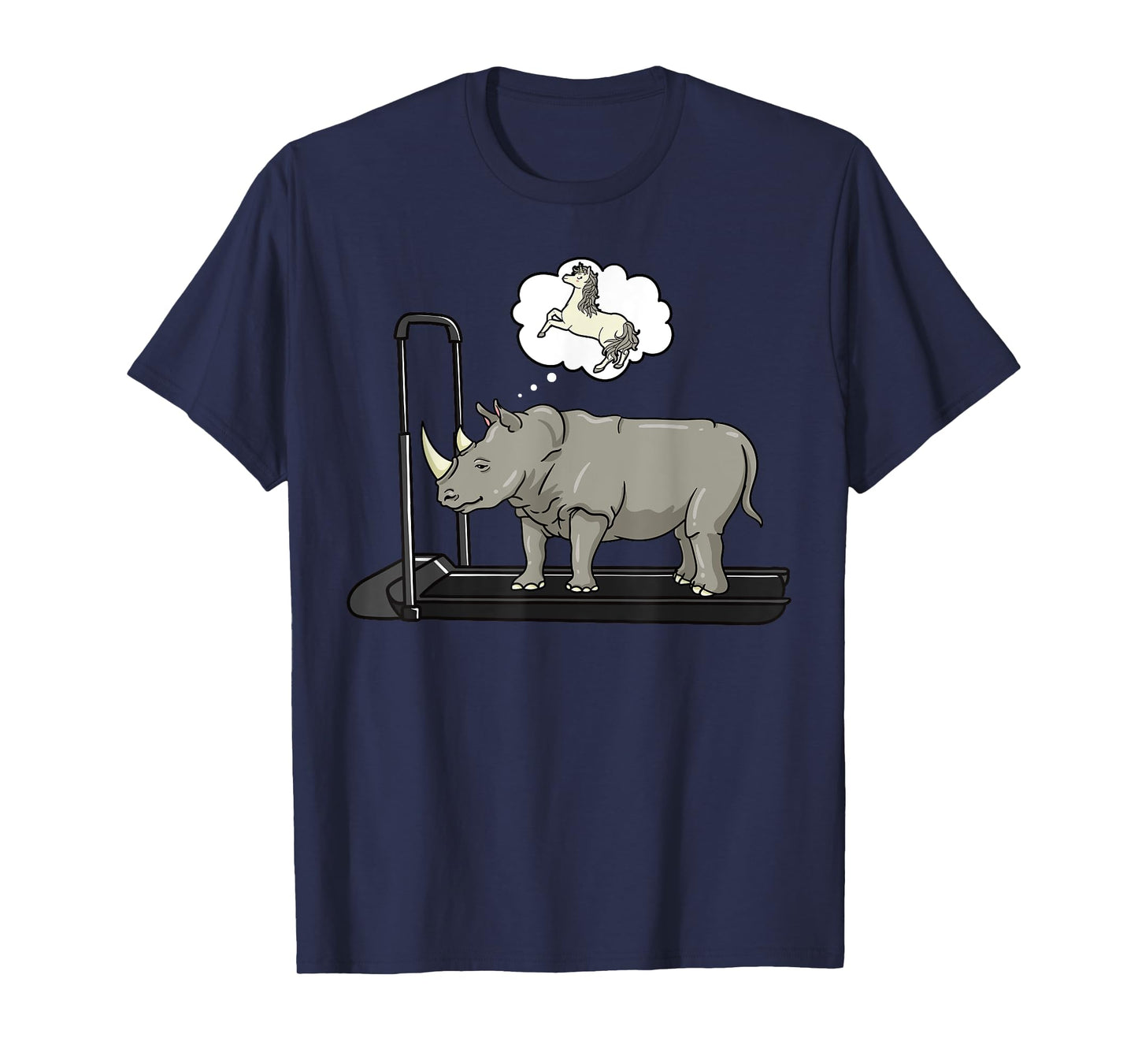 Rhino Loves Unicorn Rhinoceros Animal Wildlife Lover Safari T-Shirt