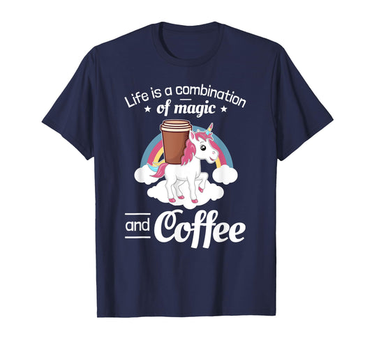 Coffee Unicorn Magic T-Shirt
