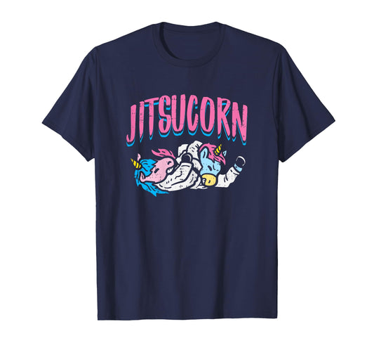Jitsucorn Jiu Jitsu Unicorn Funny Grappling Martial Art Gift T-Shirt