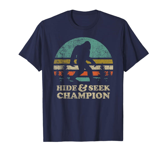 Hide & Seek Champion Bigfoot 1967 Funny T-Shirt