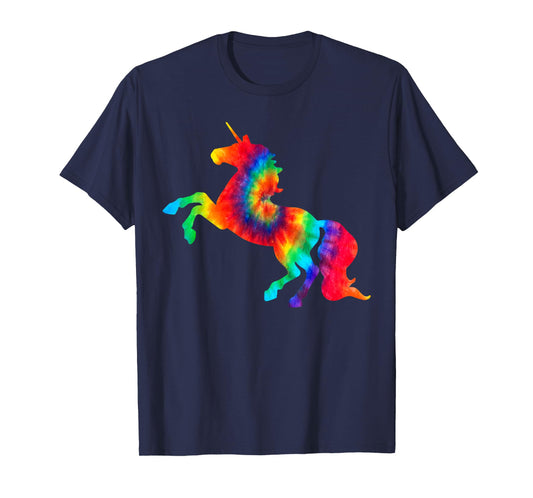 Cool Unicorn Tie Dye T-Shirt Gift For Funny Boys And Girls T-Shirt