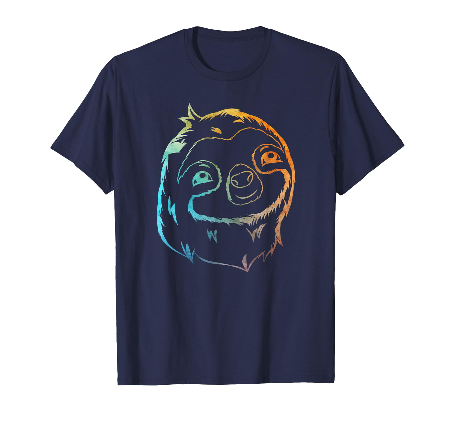 Sloth Art Funny Animal Arboreal Lover Outfit Men Women Kids T-Shirt