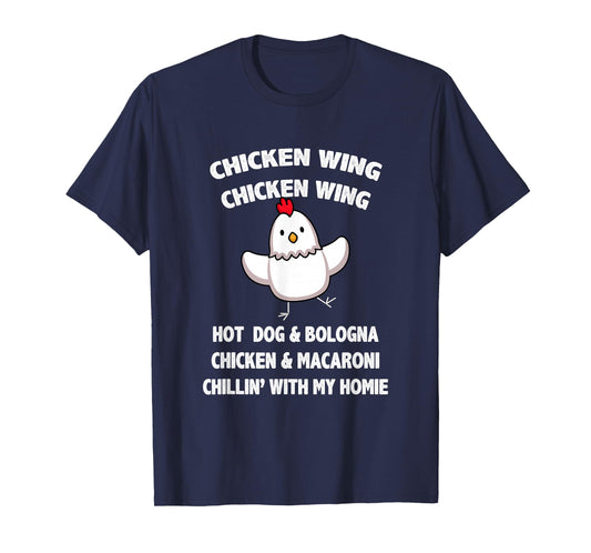 Kids Chicken Wing Chicken Wing Hot Dog and Bologna Toddlers T-Shirt
