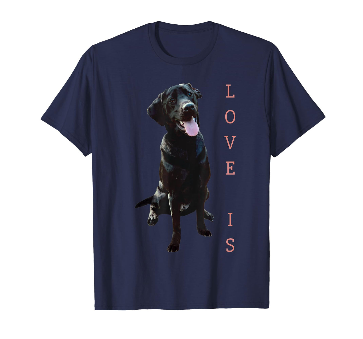 Labrador Retriever Shirt Women Men Kids Black Lab Mom Dad T-Shirt