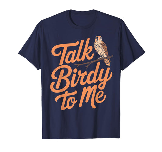 Kestrel Gifts & Birding Apparel Unisex Funny Ornithologist Kestrel Birding T-Shirt, Black, Small, Short Sleeve