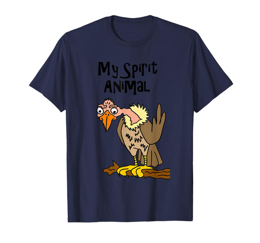 Smilemoretees Funny Old Buzzard Spirit Animal T-Shirt