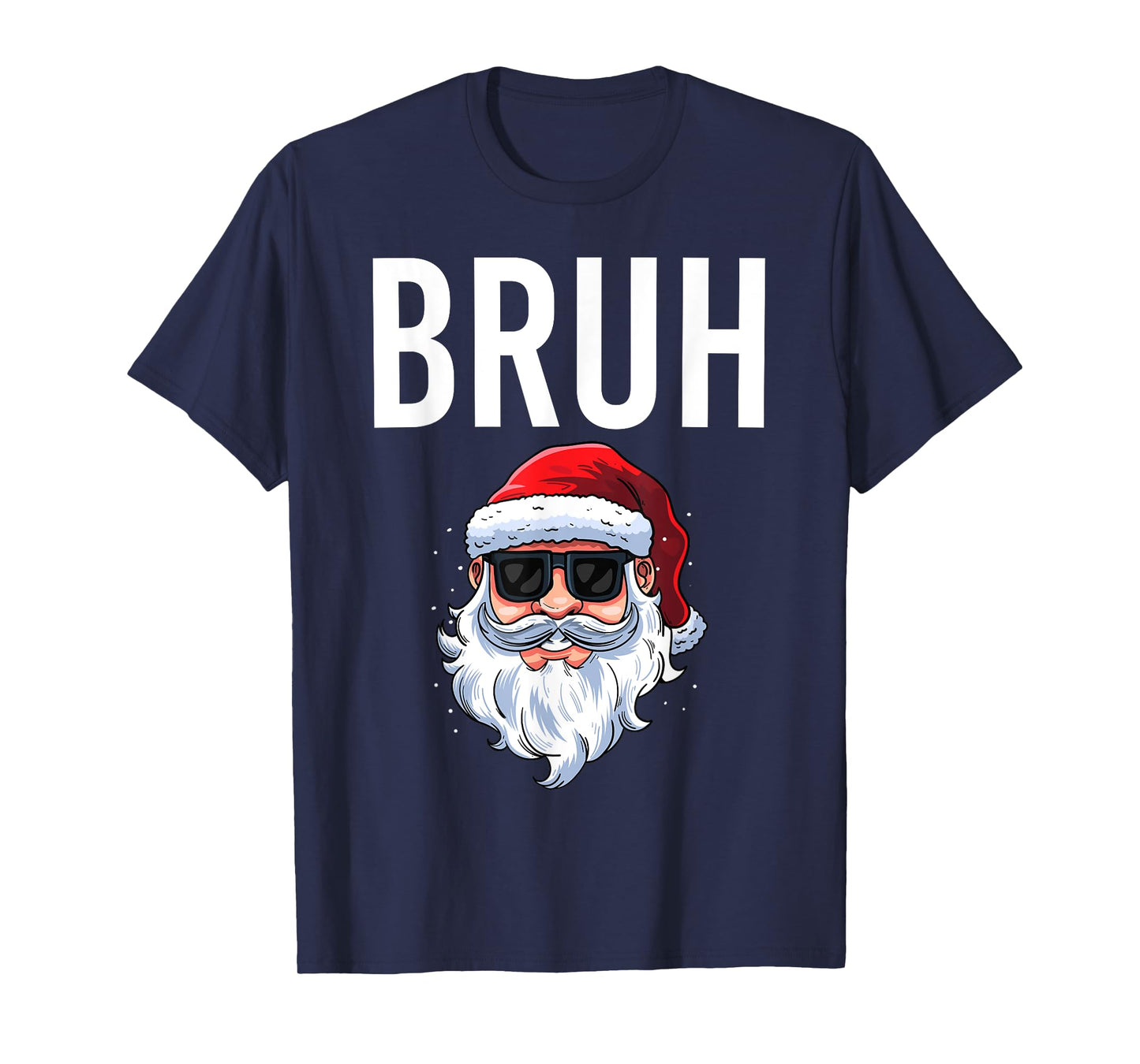 Merry Christmas Bruh Meme Funny Saying for Brother Boys Men T-Shirt