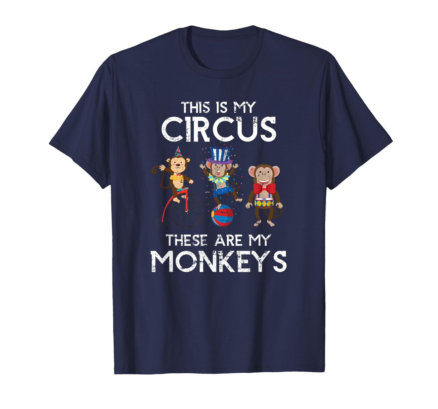 Zoo Keeper Animal Jungle Gift Monkey T-Shirt - Black - Small - Unisex-Adults - Short Sleeve - Cotton 60% Polyester 40%