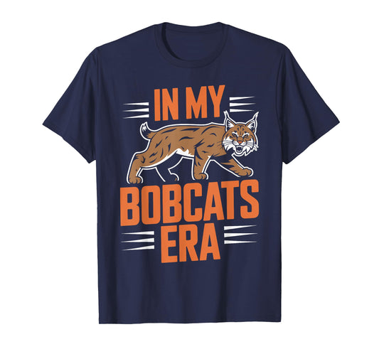 In My Bobcats Era School Spirit Team Pride Mascot T-Shirt