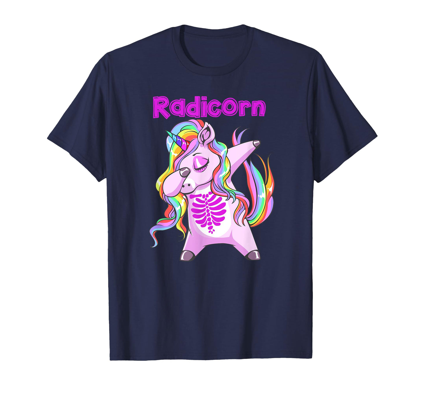 Rad Radiology Tech Dabbing Unicorn Dancing X-Ray Gift T-Shirt