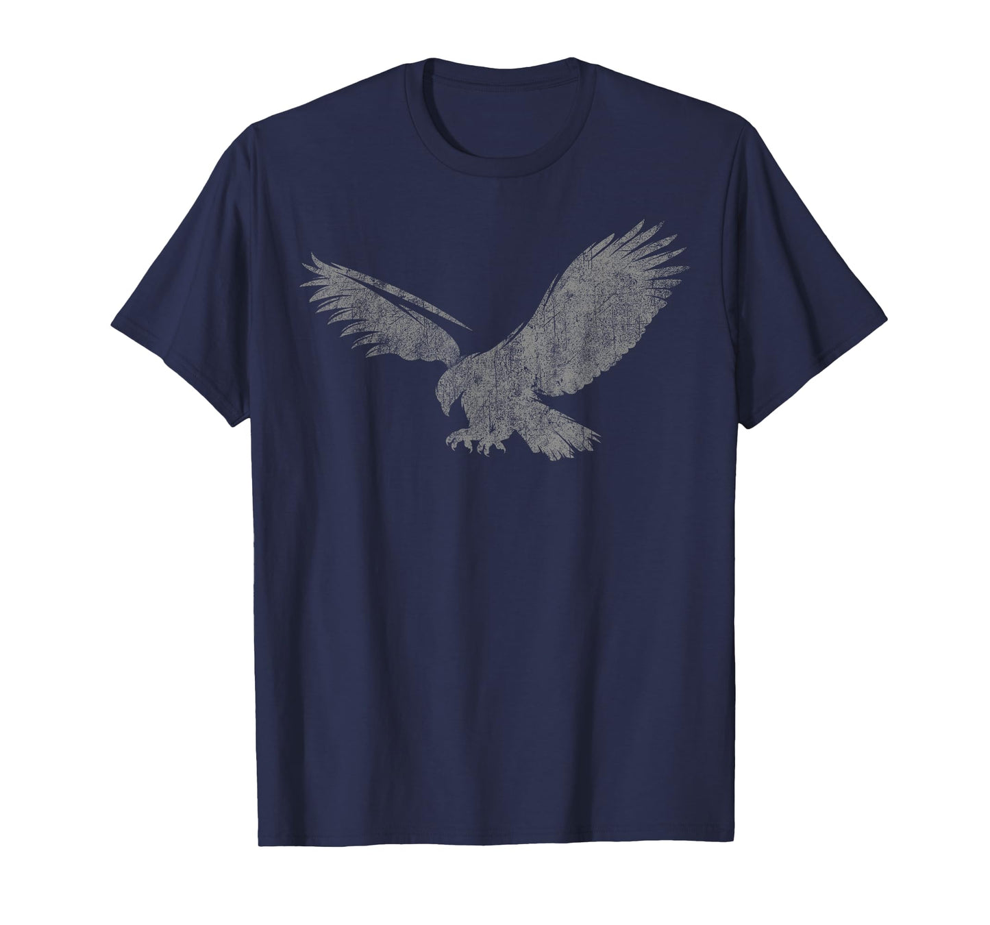 Beautiful Eagle American bird silhouette flying vintage USA T-Shirt