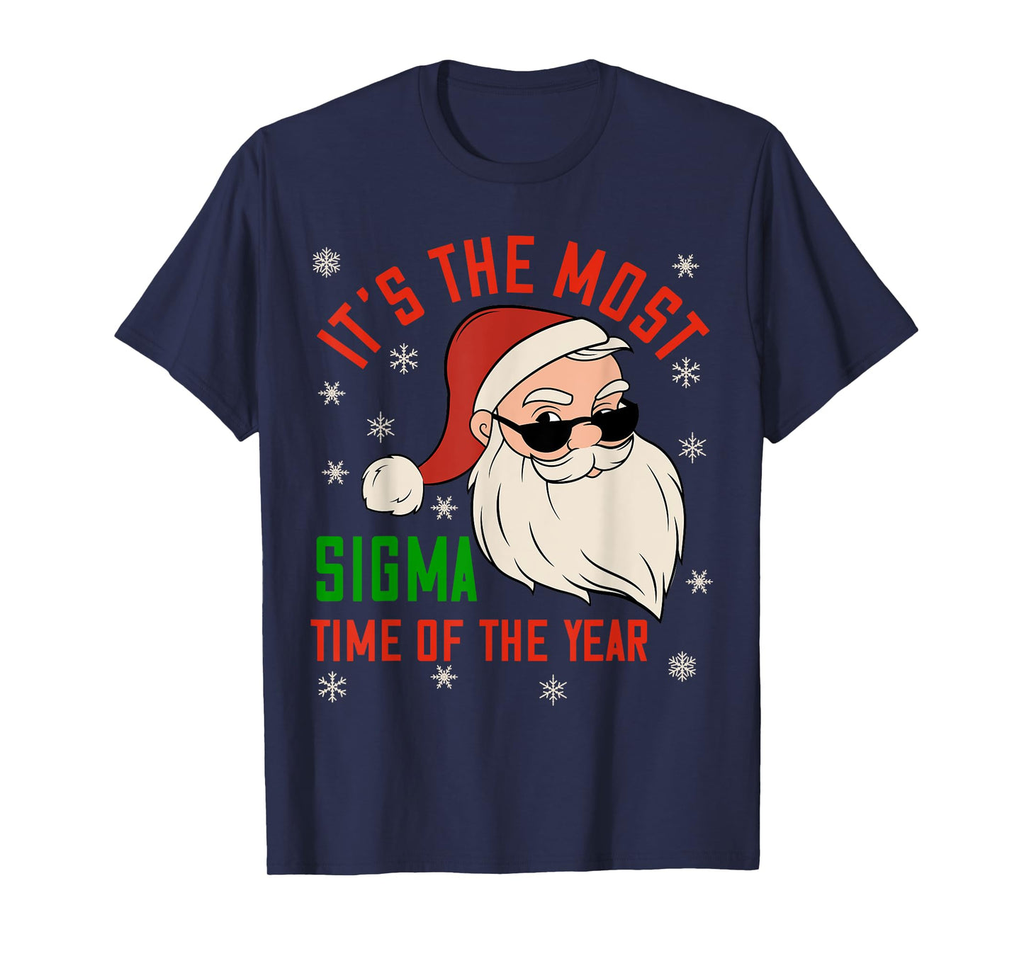 Sigma Christmas Shirt Sigma Santa Teenage Boys Funny Xmas T-Shirt