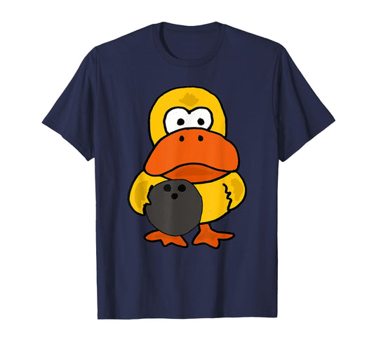 SmileteesSports Funny Duck Bowling Cartoon T-shirt T-Shirt