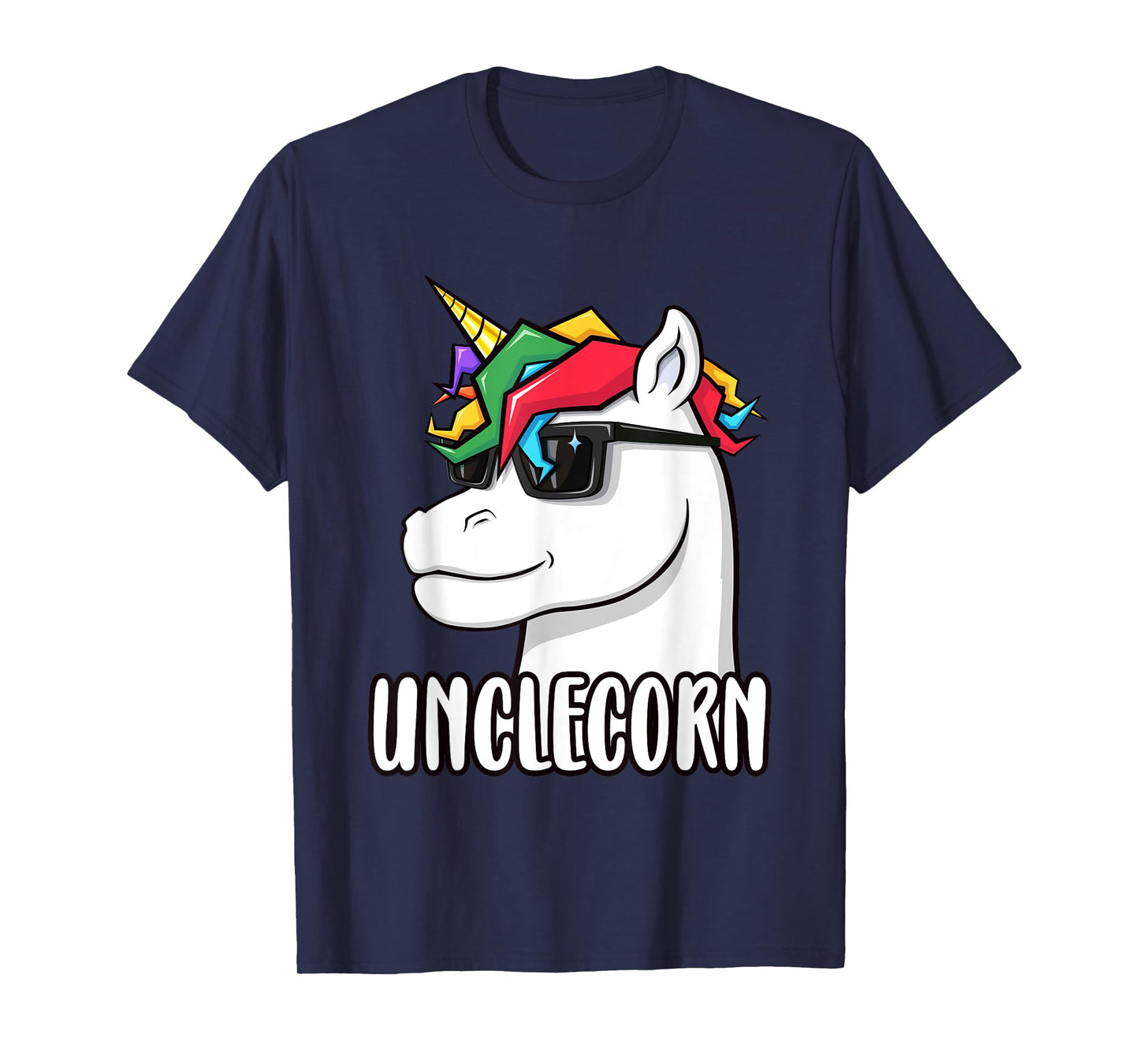 Unclecorn - Unicorn Uncle - Funny Birthday Gift T-Shirt