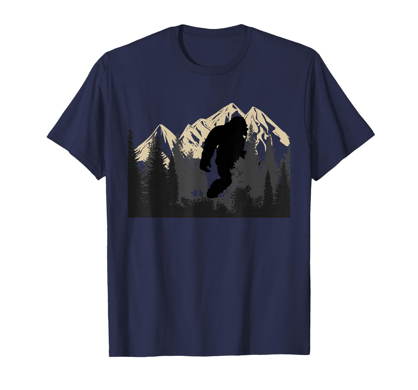 Bigfoot Sasquatch Design Women and Men Trip Hiking lovers T-Shirt