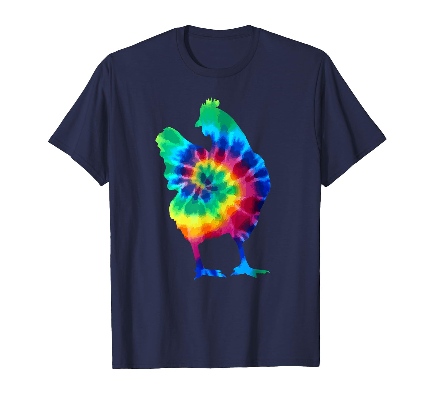 Chicken Tie Dye Vintage Hippie Chickens T-Shirt