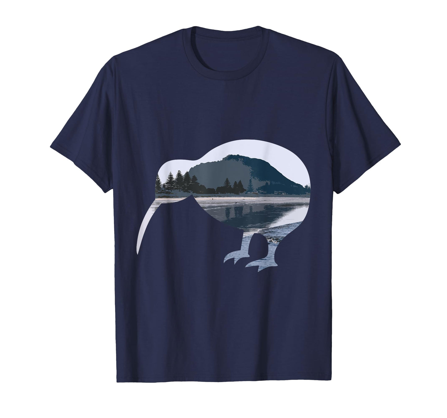 Mount Maunganui Tshirt Tauranga Kiwi Bird T-Shirt